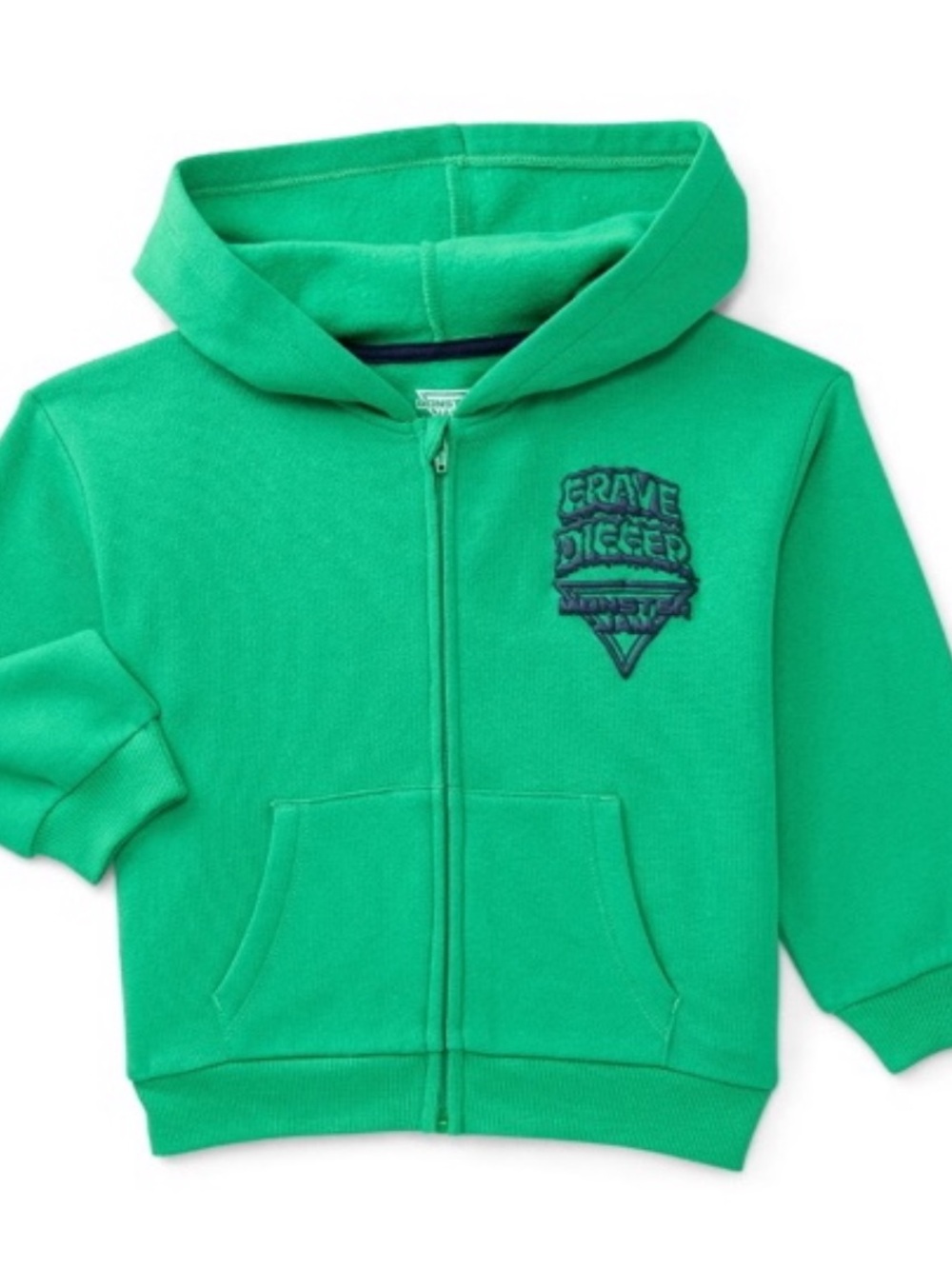 Boys 4T Monster Jam Green Full Zip Hoodie